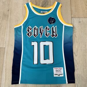 Headgear Classics Dennis Rodman Alternate High School  Basketball Jersey Sz XS